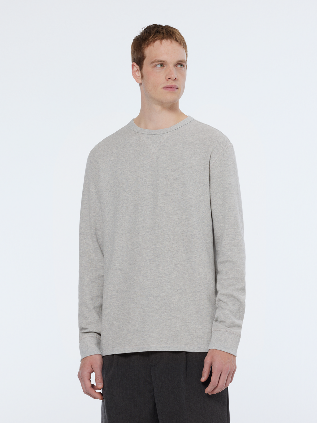 Waffle regular long sleeve t-shirt
