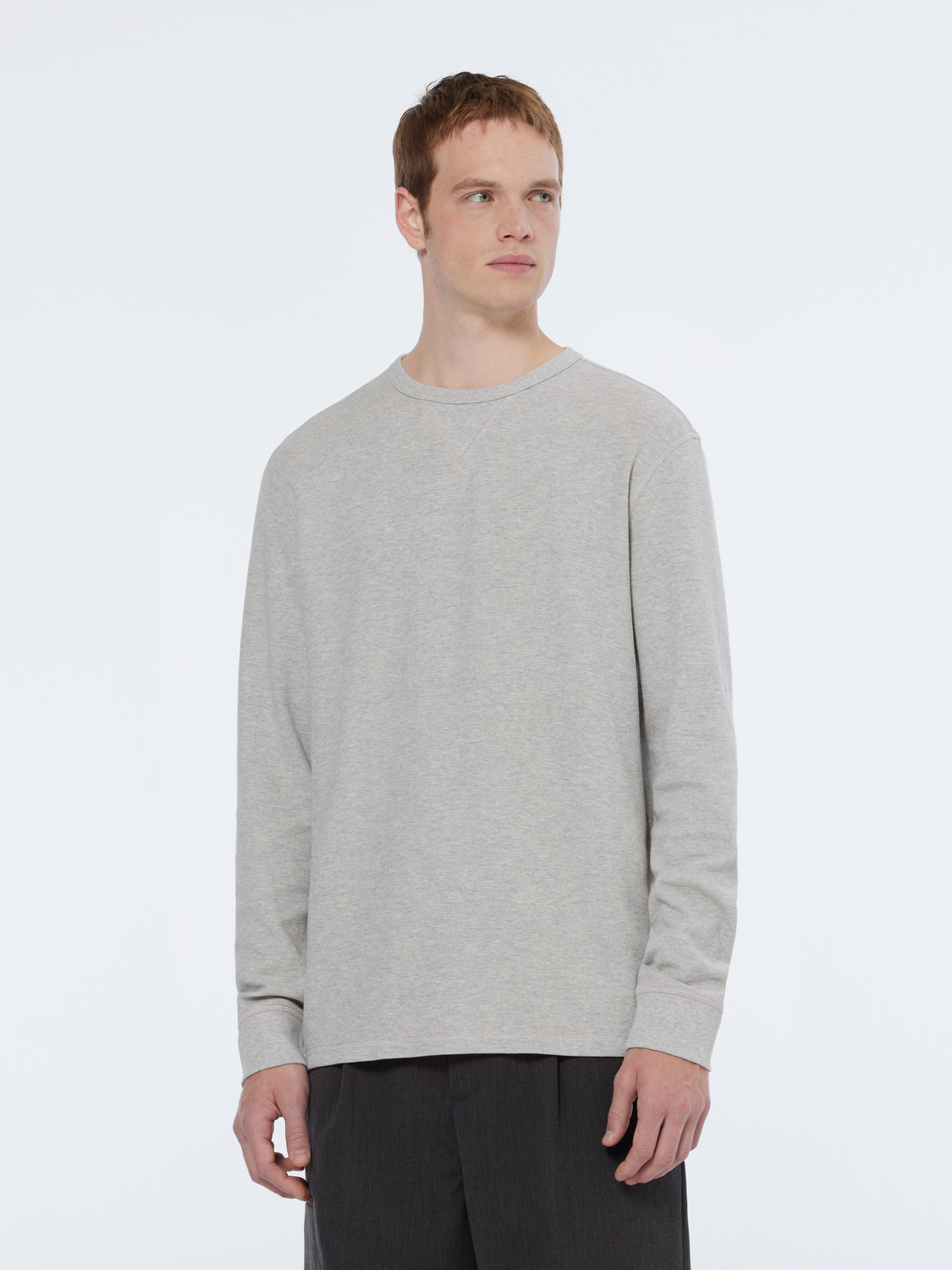 Waffle regular long sleeve t-shirt