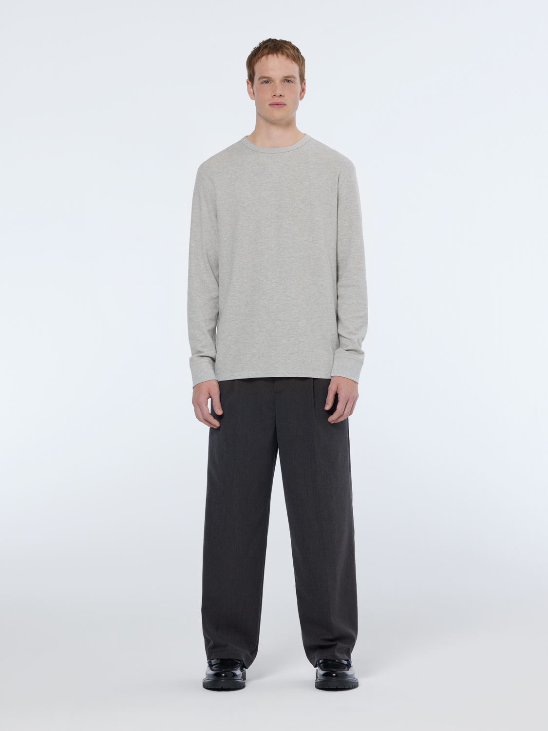 Waffle regular long sleeve t-shirt