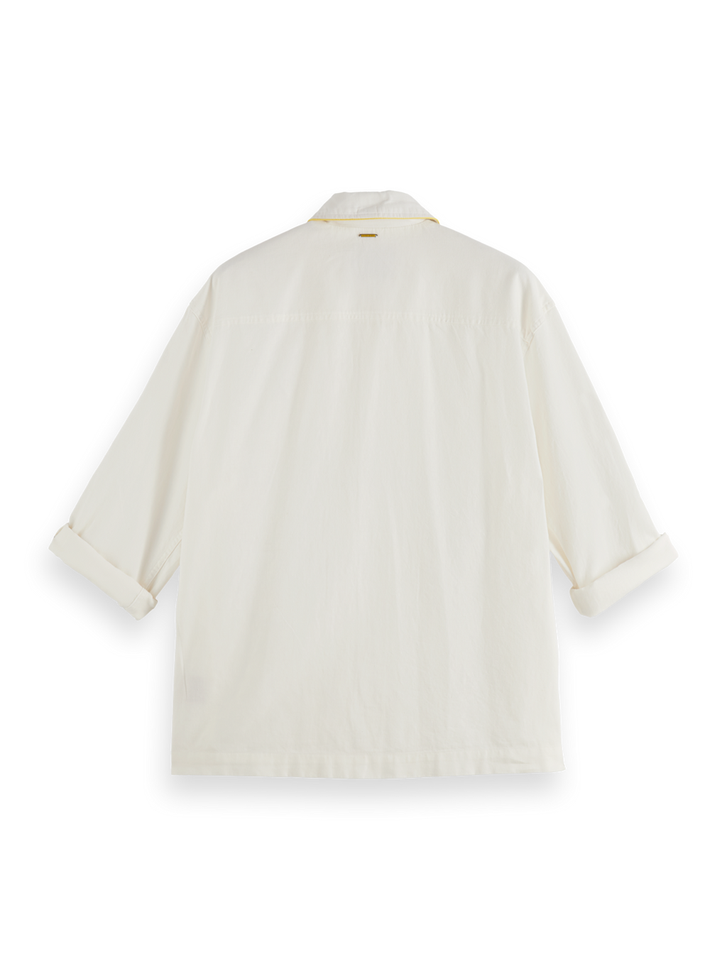 Relaxed cotton-linen shirt jacket