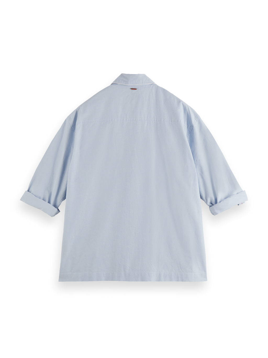Relaxed cotton-linen shirt jacket