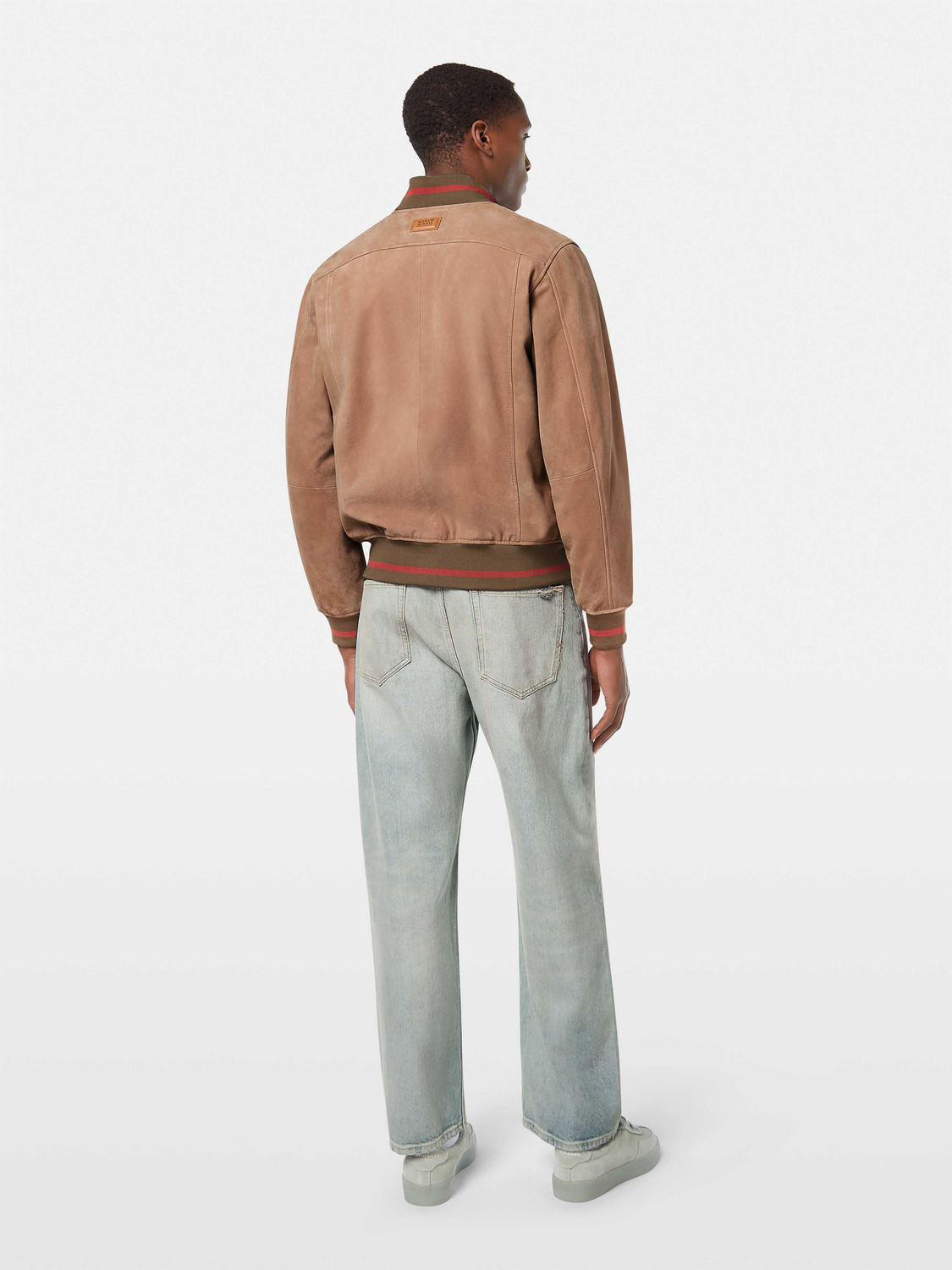 Suede Bomber Jacket