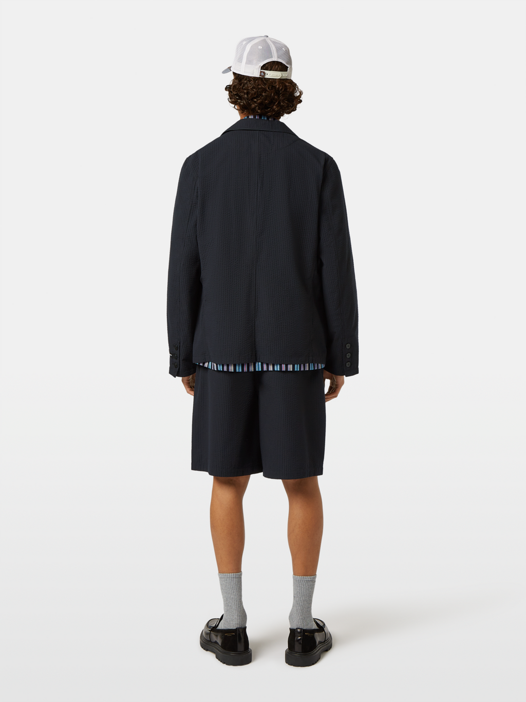 Unconstructed Seersucker Blazer