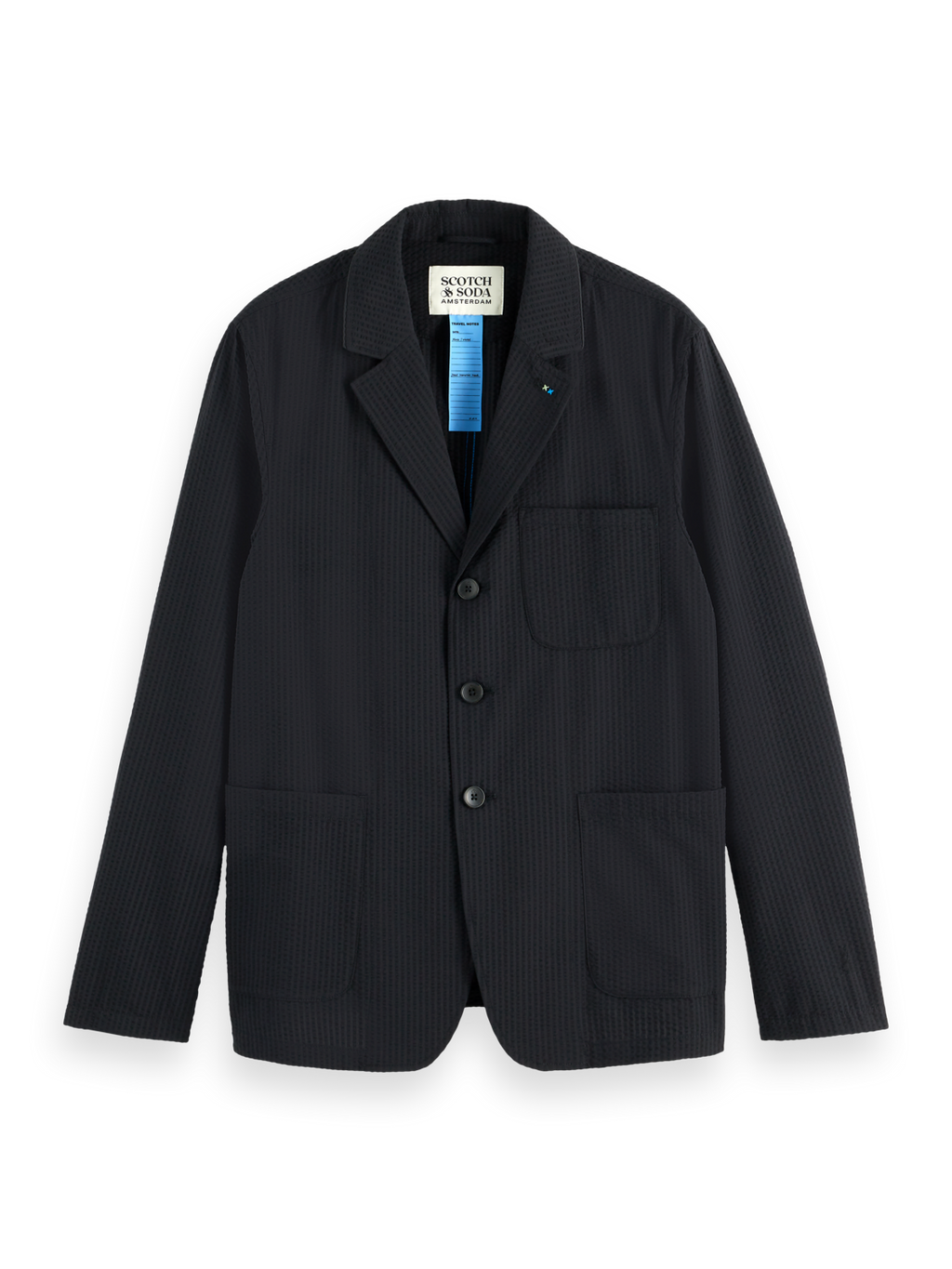 Unconstructed Seersucker Blazer