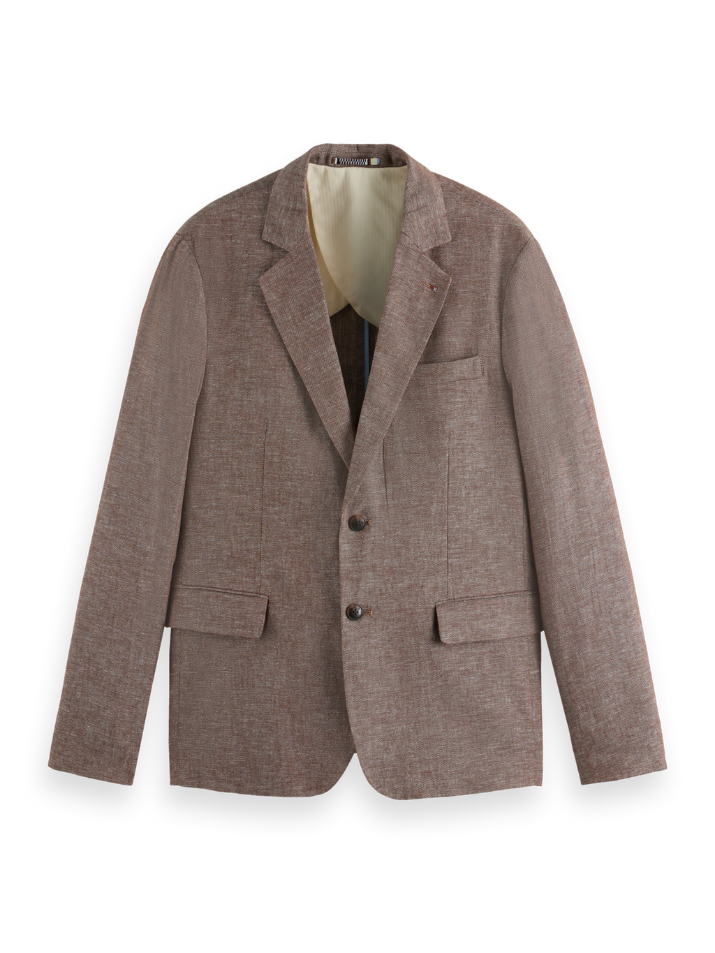 cotton-linen blazer