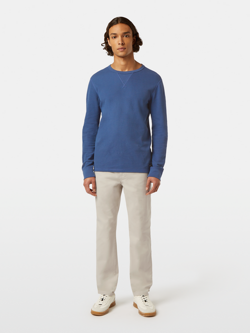 Seasonal core - Stuart   washed cotton-blend twill chino