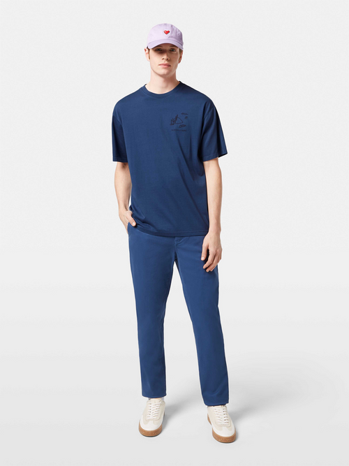 Seasonal core - Stuart   washed cotton-blend twill chino