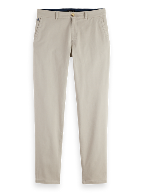 Seasonal core - Stuart   washed cotton-blend twill chino