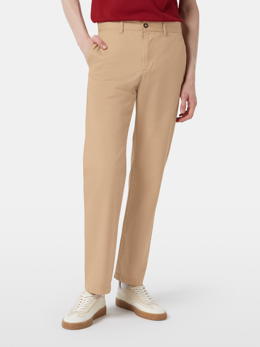 Clarke - Cotton twill straight fit chino