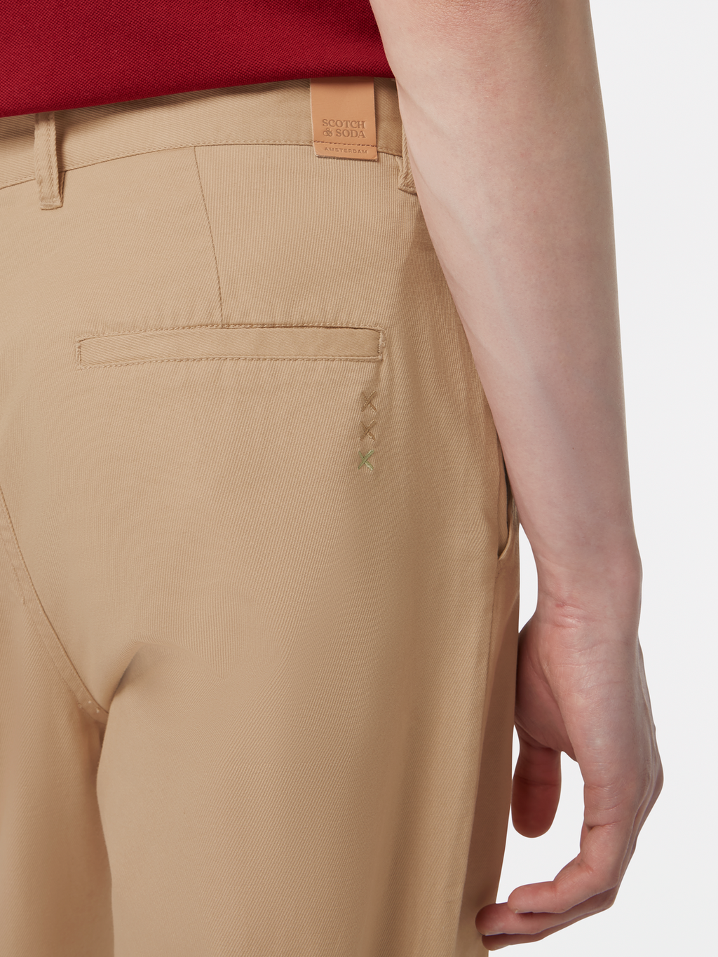 Clarke - Cotton twill straight fit chino