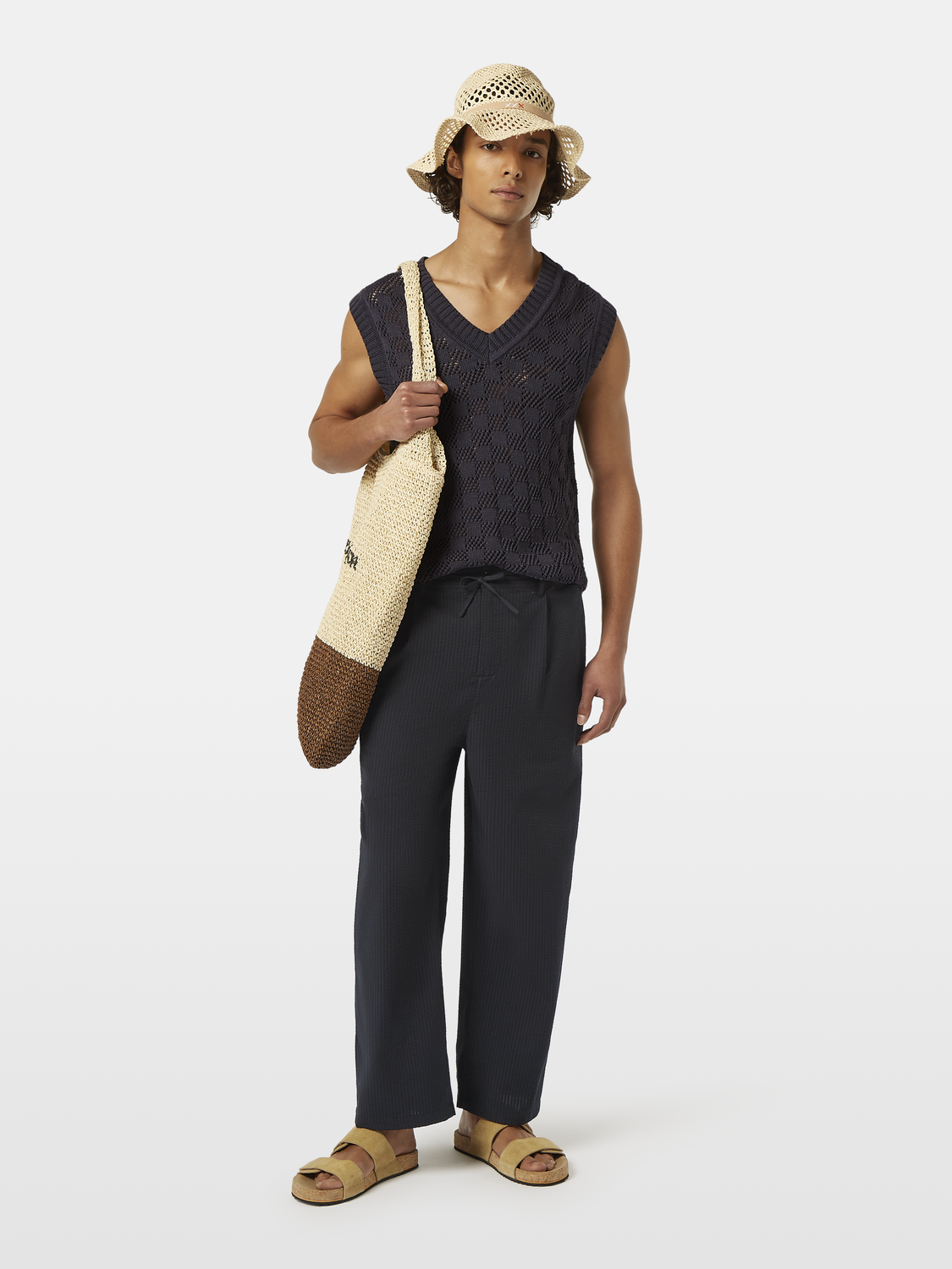 Seersucker Jogger