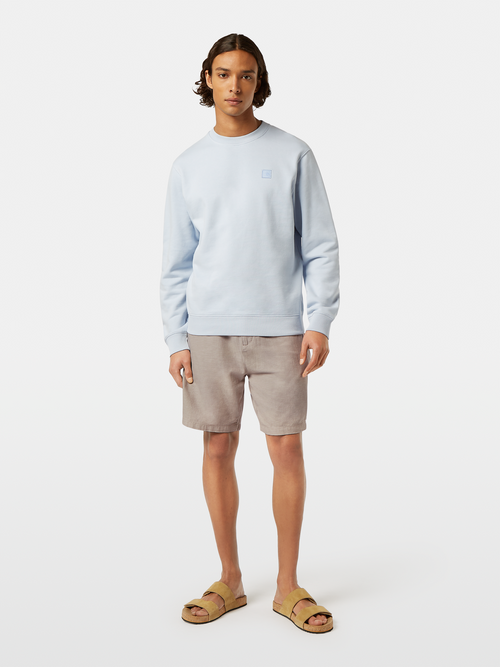 Seasonal core - Fave cotton/linen twill bermuda