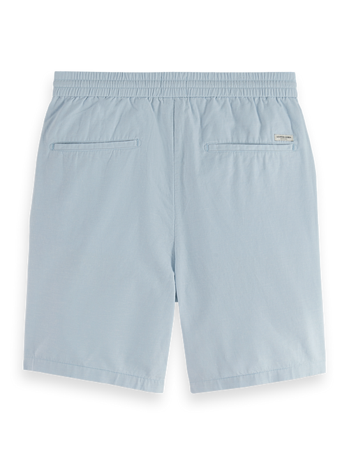 Seasonal core - Fave cotton/linen twill bermuda