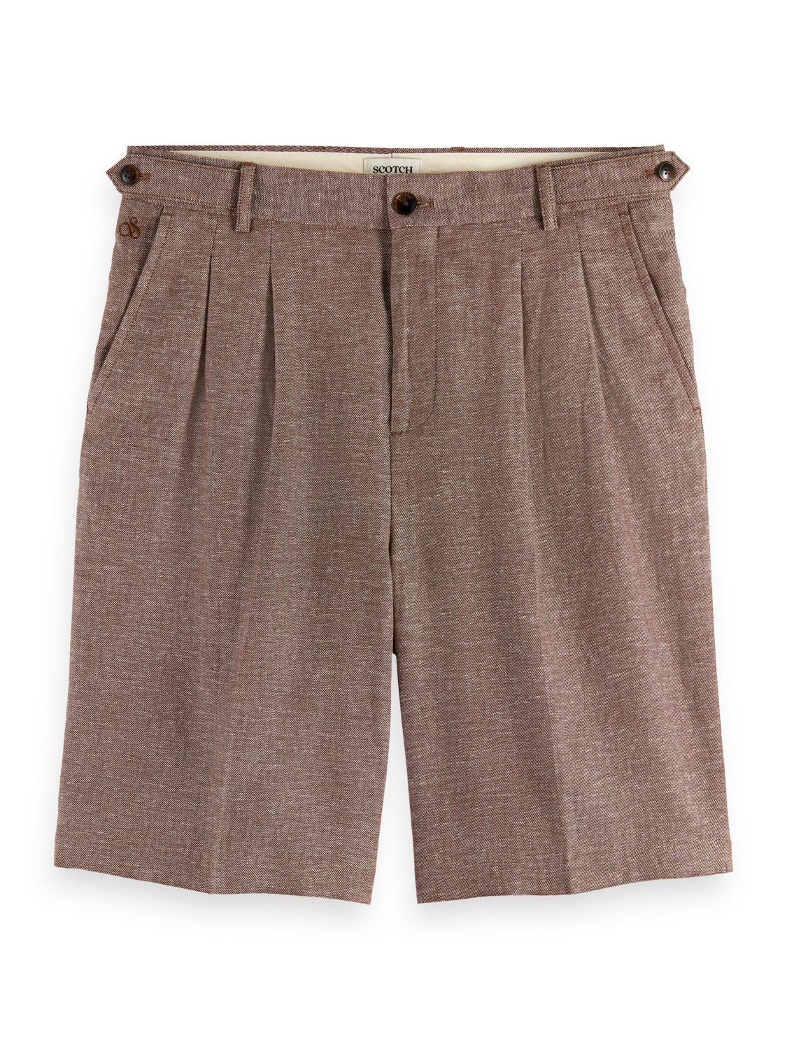 Cotton-Linen Bermuda Short