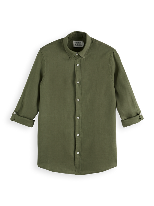 Seasonal core - Regular fit linen shirt