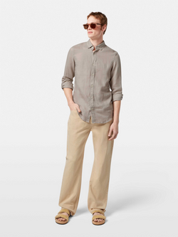 Seasonal core - Regular fit linen shirt