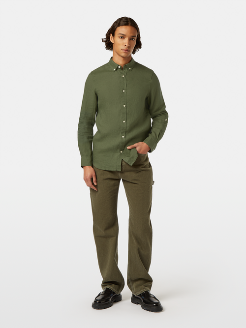 Seasonal core - Regular fit linen shirt