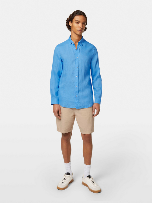 Seasonal core - Regular fit linen shirt