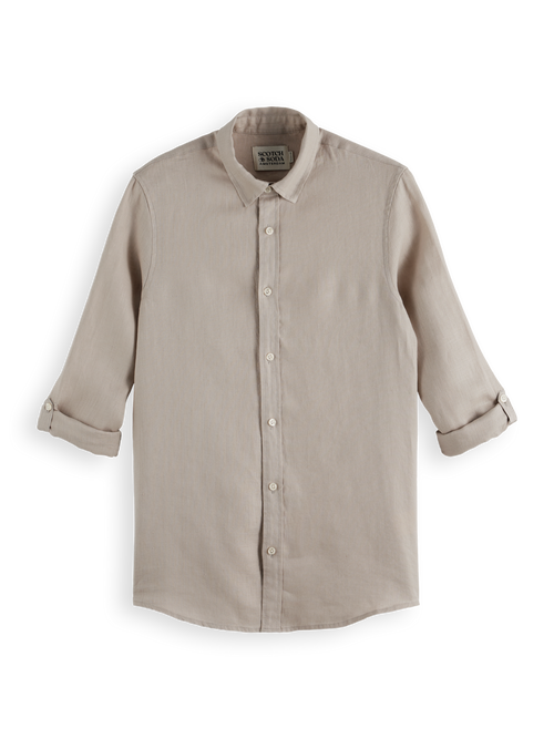 Seasonal core - Regular fit linen shirt