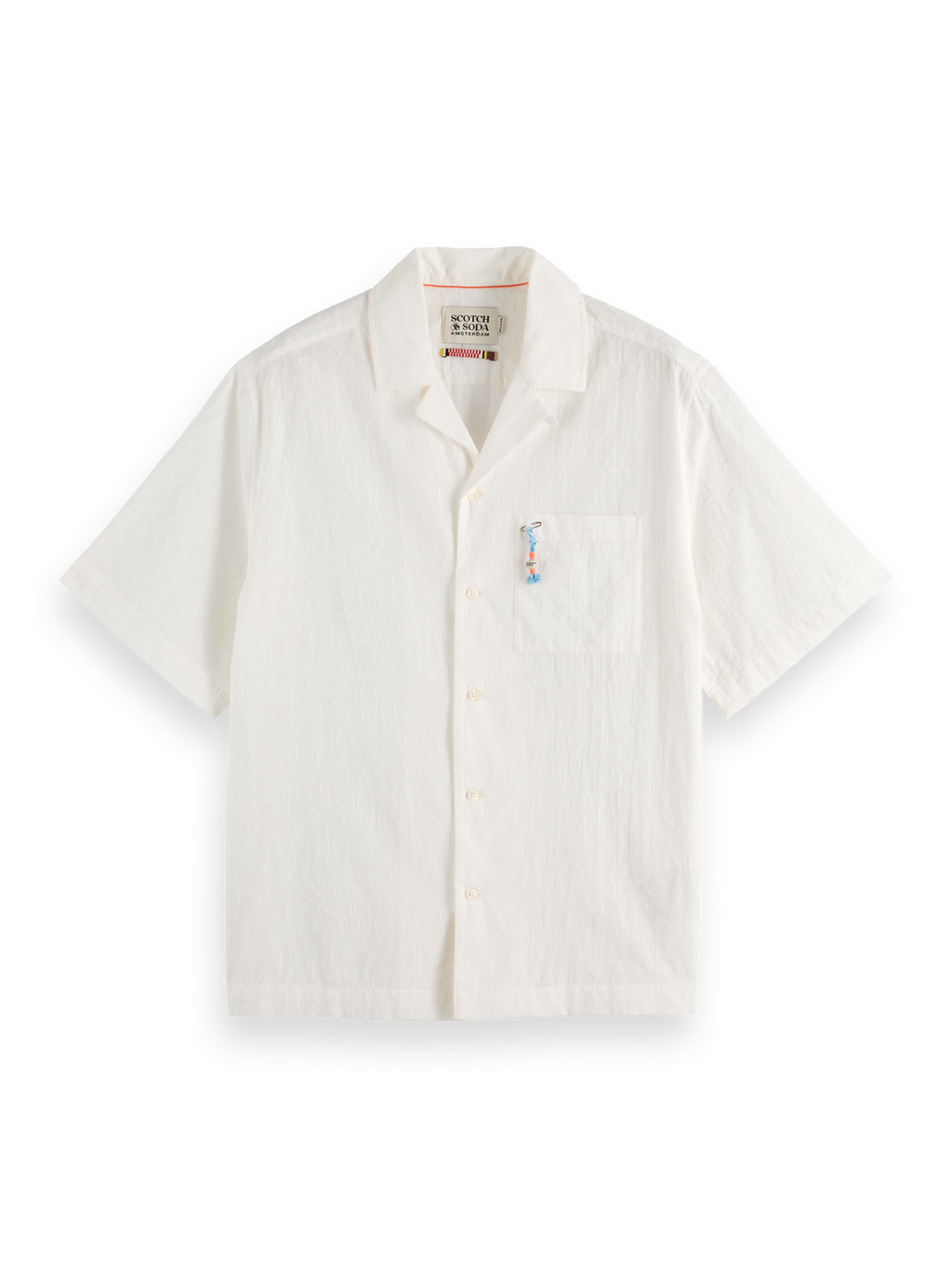 Embroidered Short Sleeve Shirt