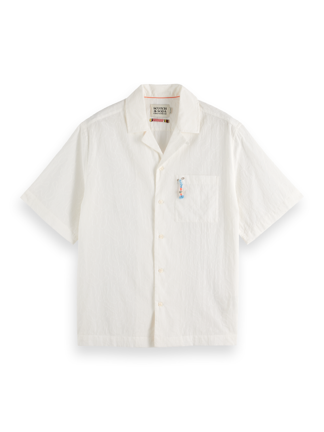 Embroidered Short Sleeve Shirt