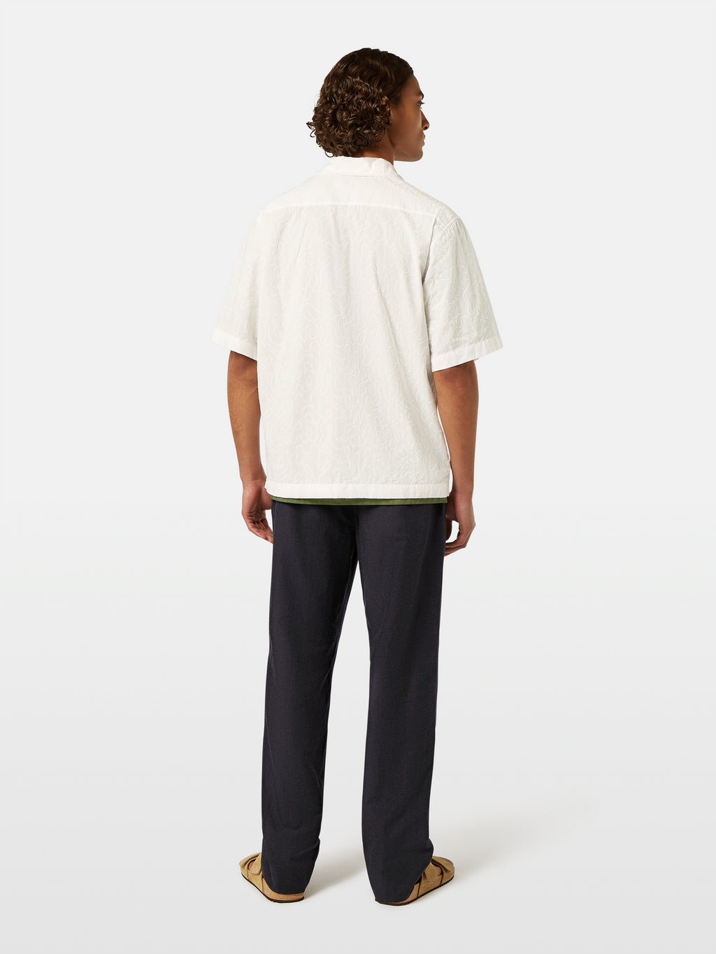 Embroidered Short Sleeve Shirt