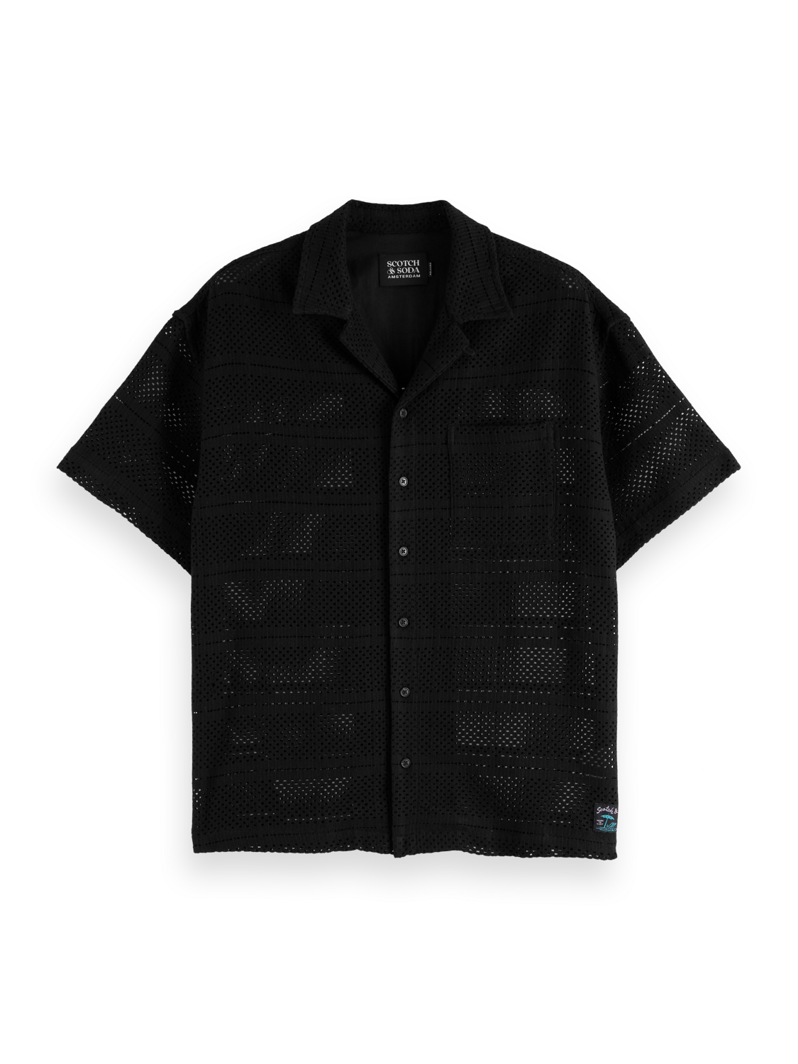 Crochet Short Sleeve Shirt