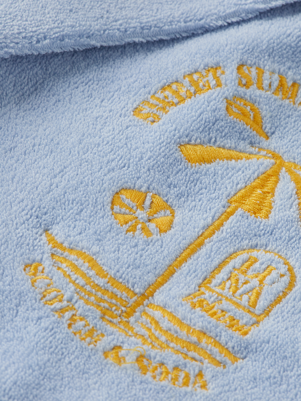 Short sleeve towelling shirt