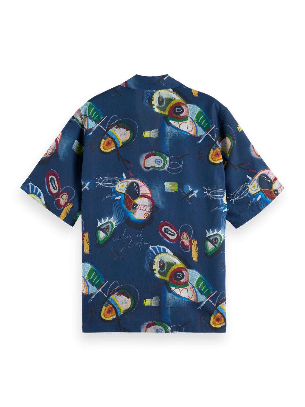 printed short-sleeved shirt