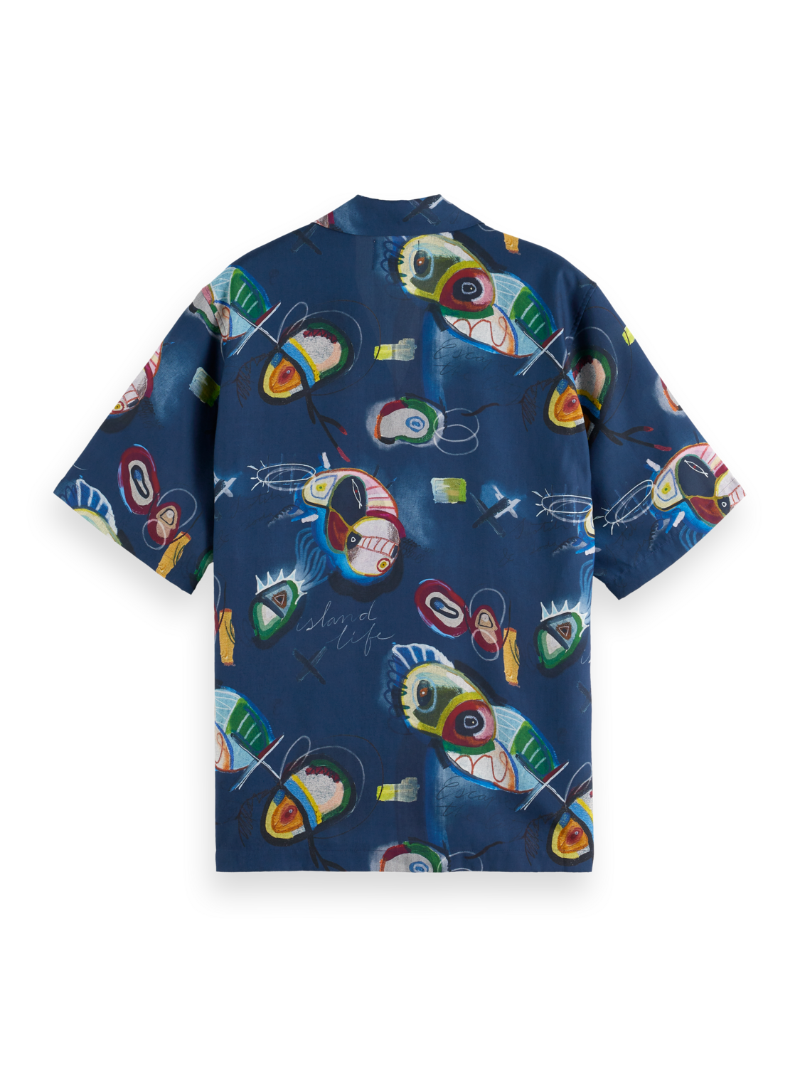 printed short-sleeved shirt