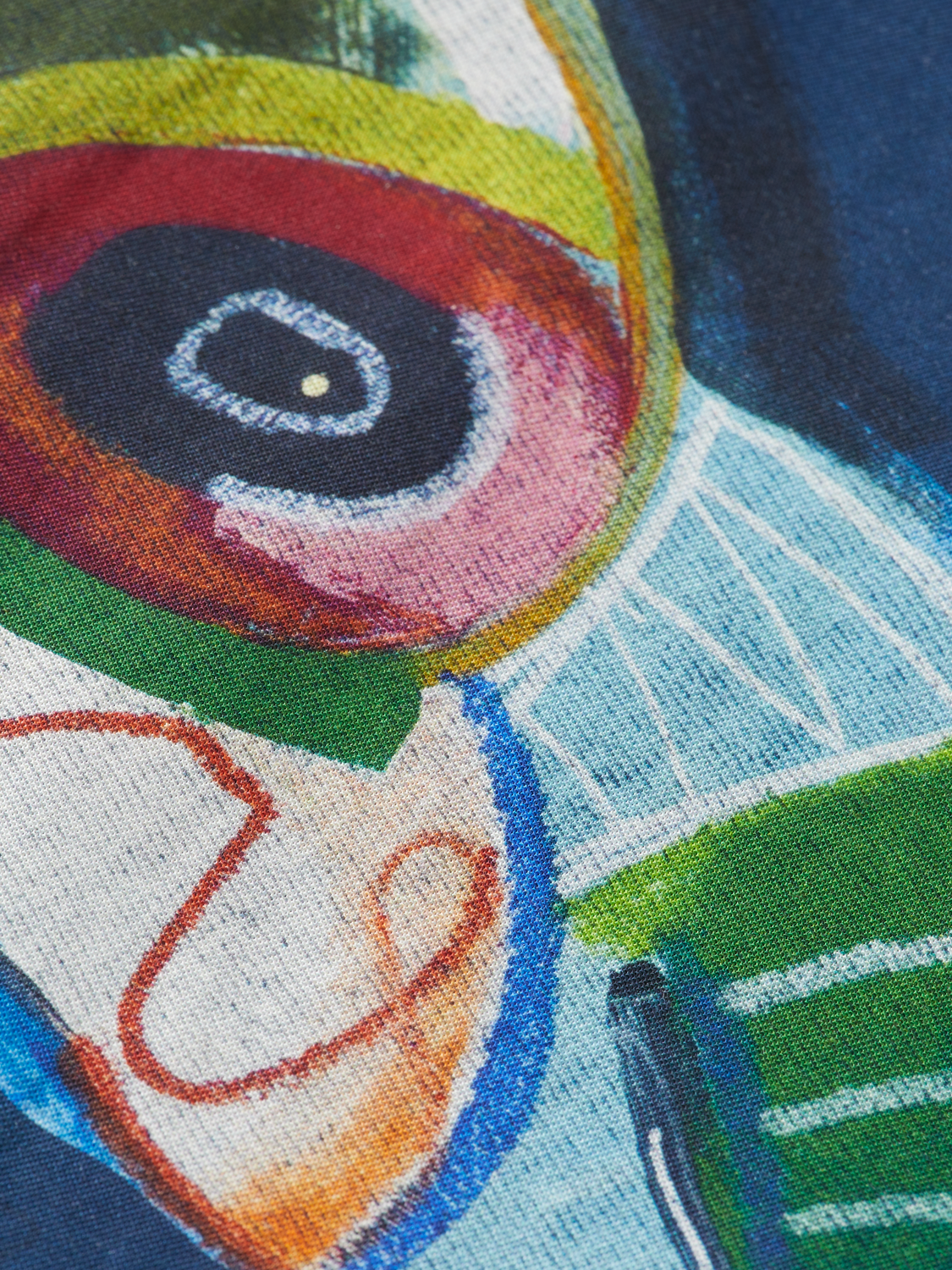 printed short-sleeved shirt