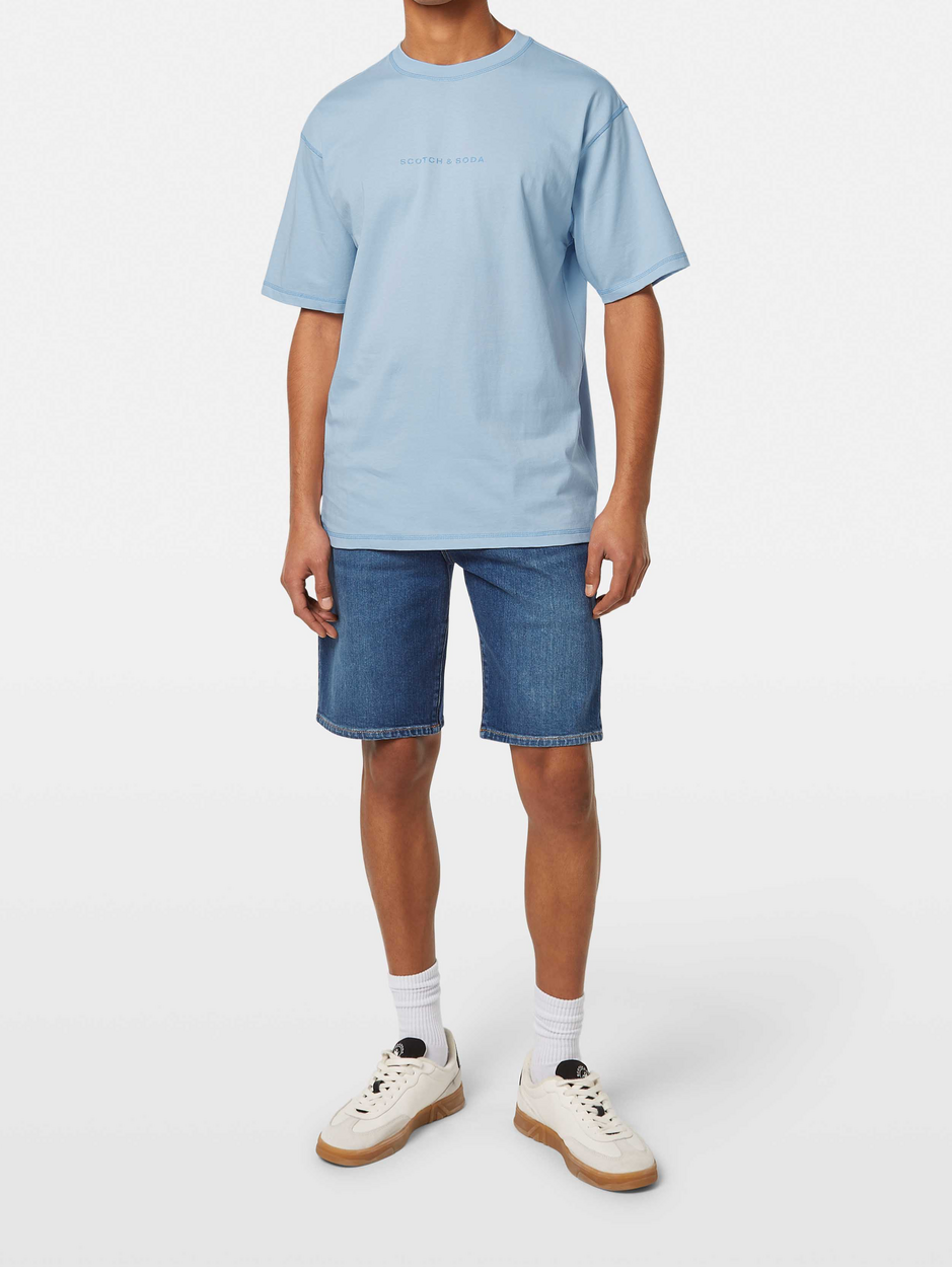 Seasonal core - Relaxed-fit front chest logo T-shirt