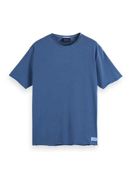 Relaxed-fit raw edge T-shirt