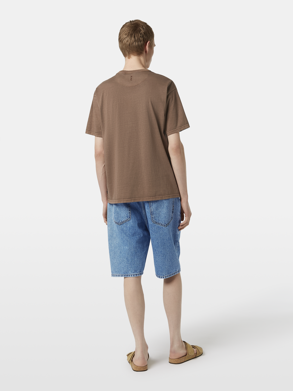 3 crosses garment-dyed T-shirt