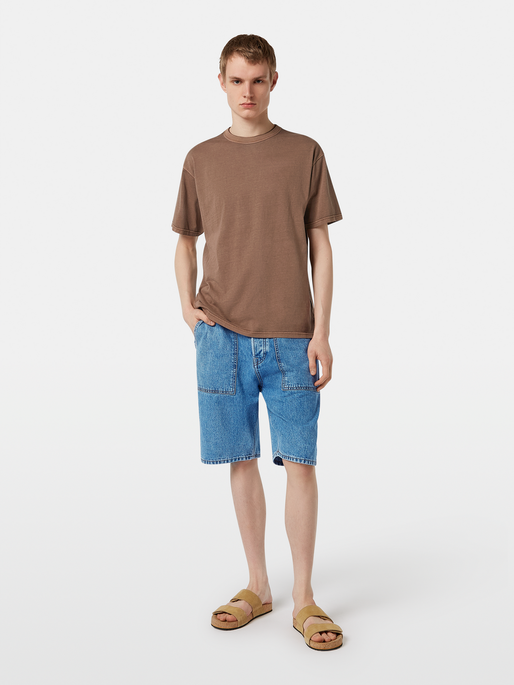 3 crosses garment-dyed T-shirt