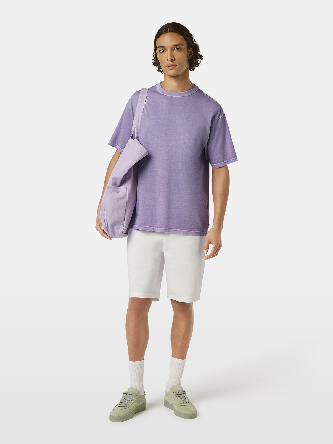 3 crosses garment-dyed T-shirt
