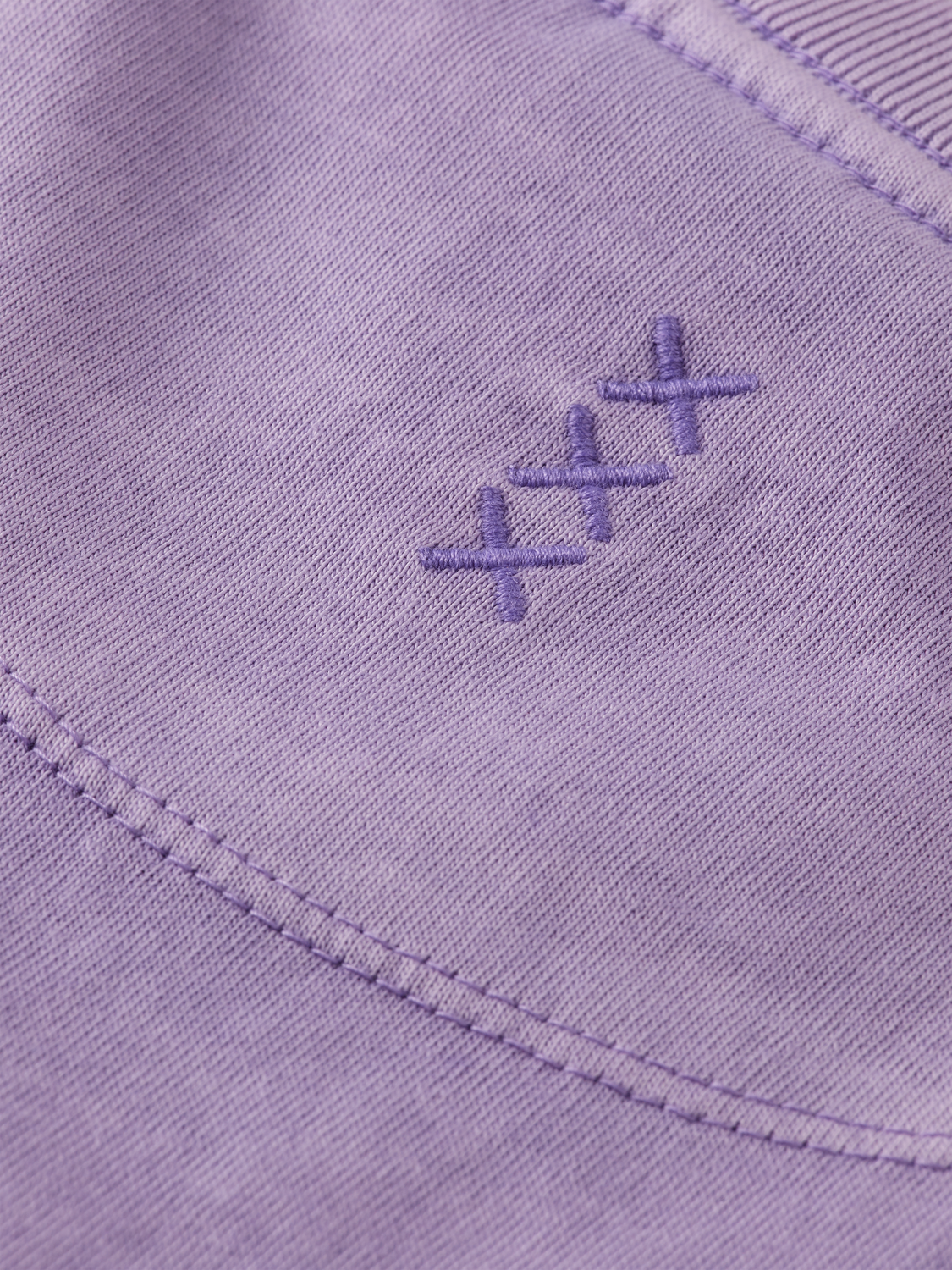 3 crosses garment-dyed T-shirt