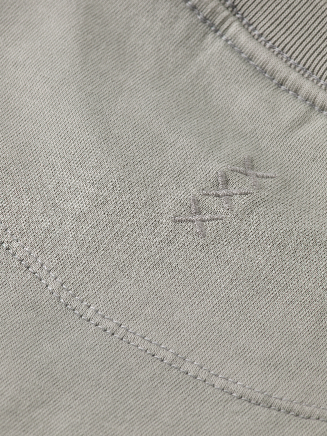 3 crosses garment-dyed T-shirt