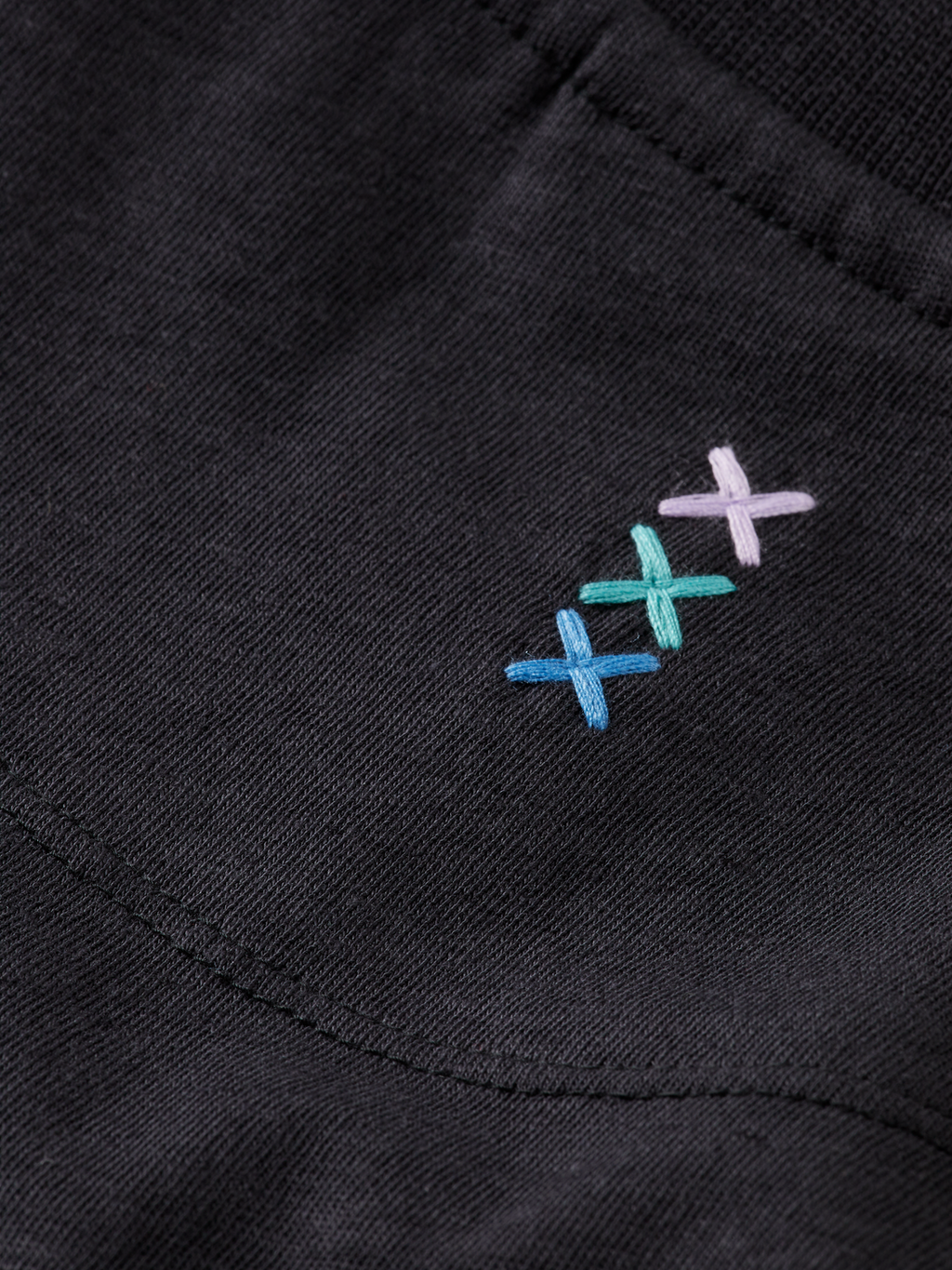 3 crosses cotton-linen T-shirt