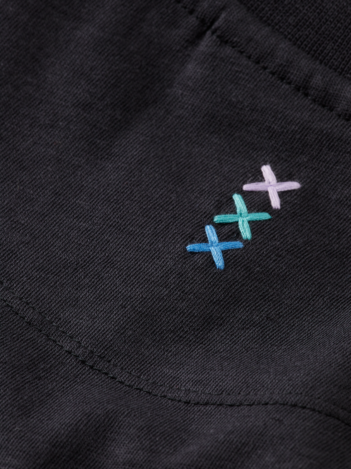 3 crosses cotton-linen T-shirt