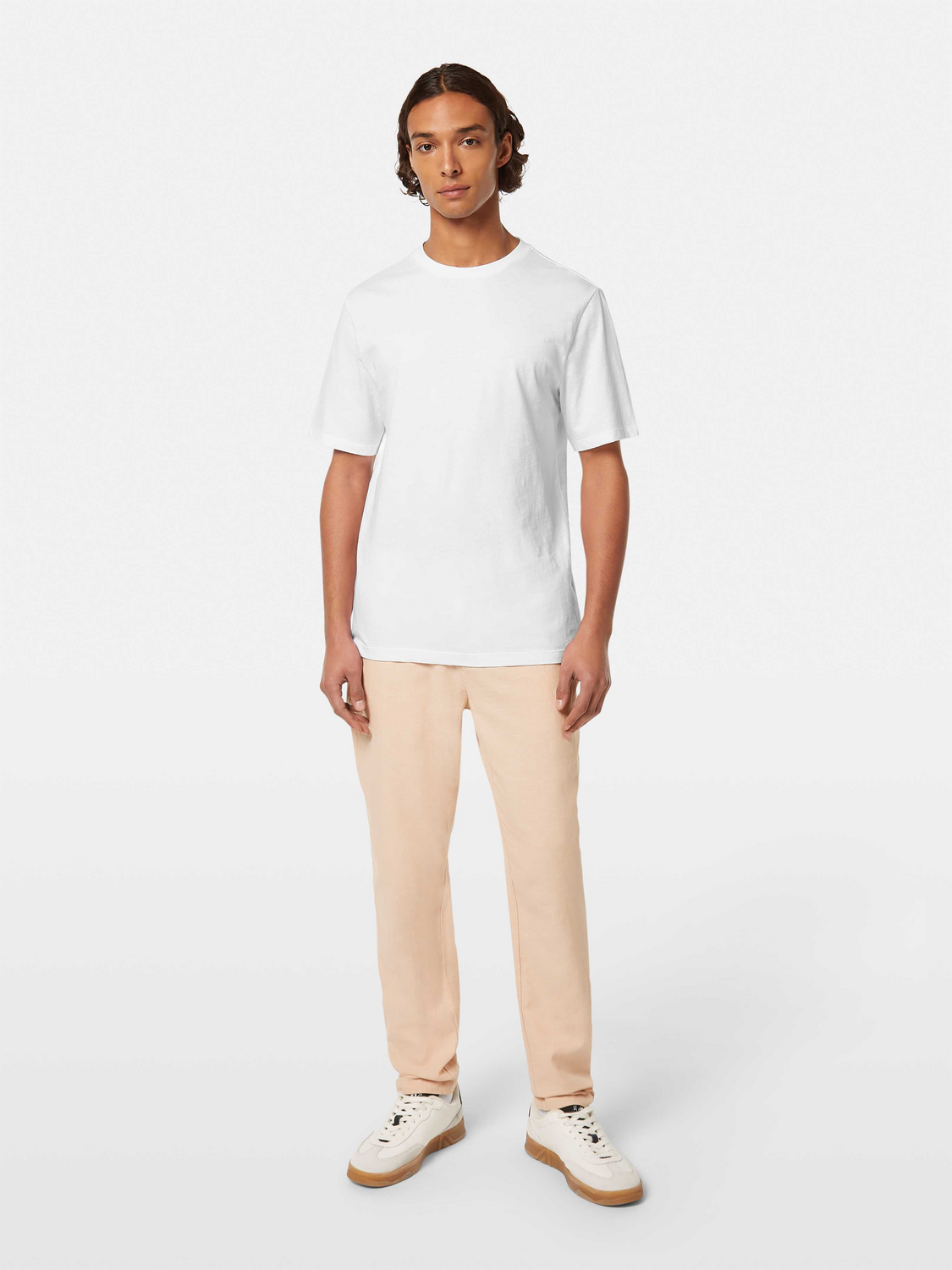 3 crosses cotton-linen T-shirt