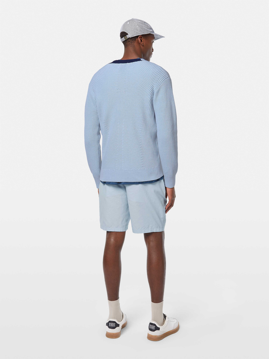 Structured dropped shoulder cardigan