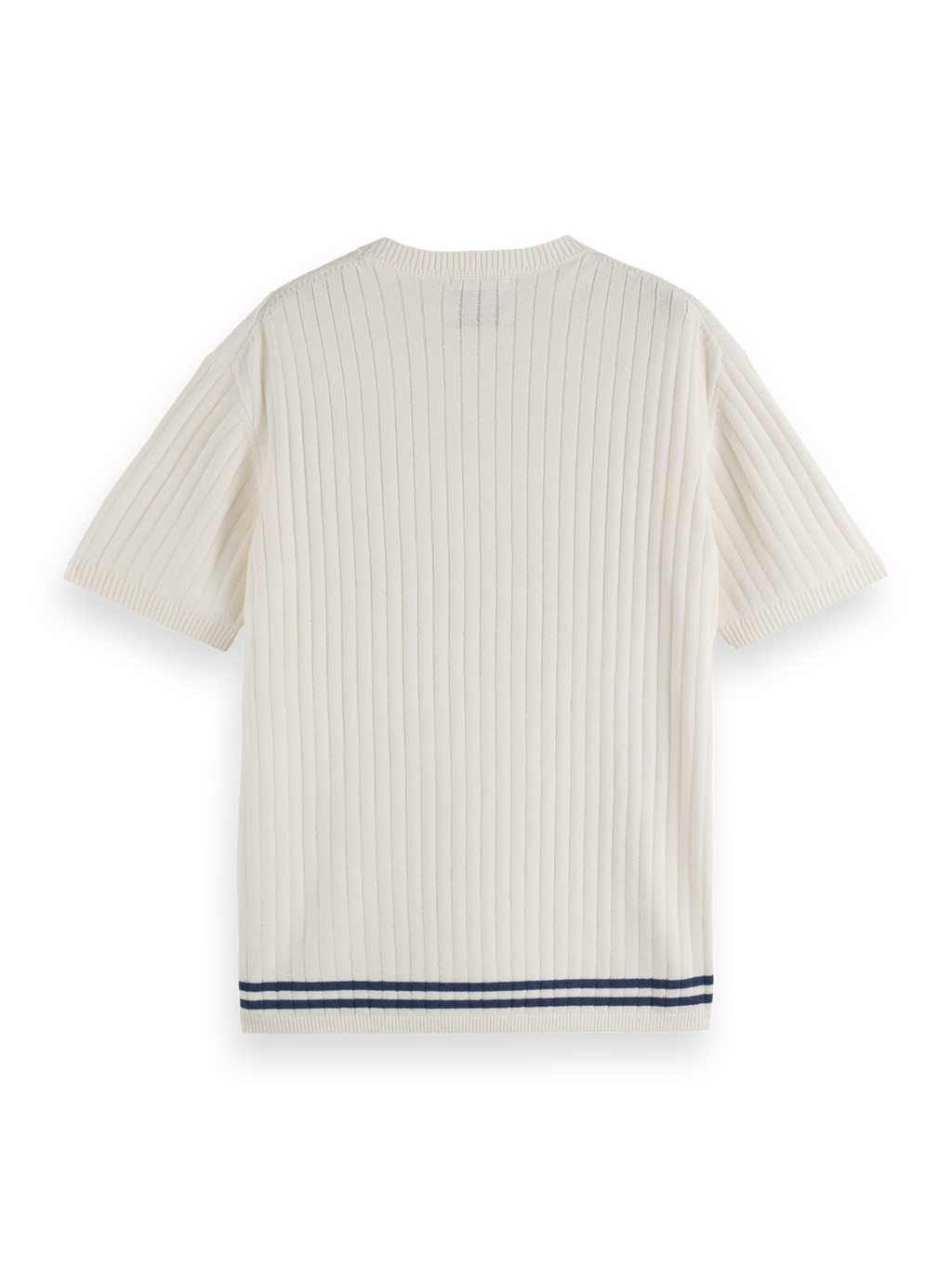 Structured knitted T-shirt