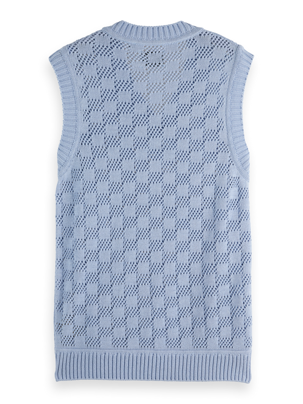 Structured v-neck vest