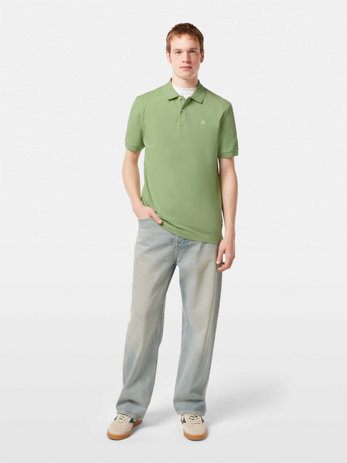 cotton pique regular fit polo