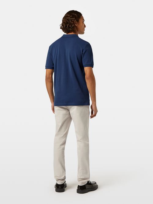 cotton pique regular fit polo