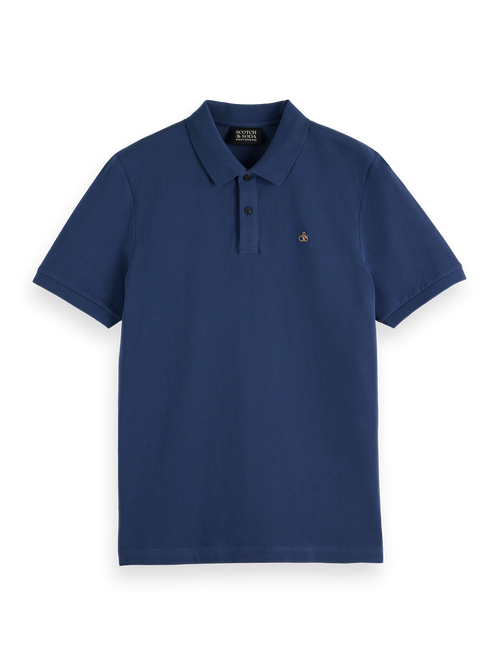 cotton pique regular fit polo