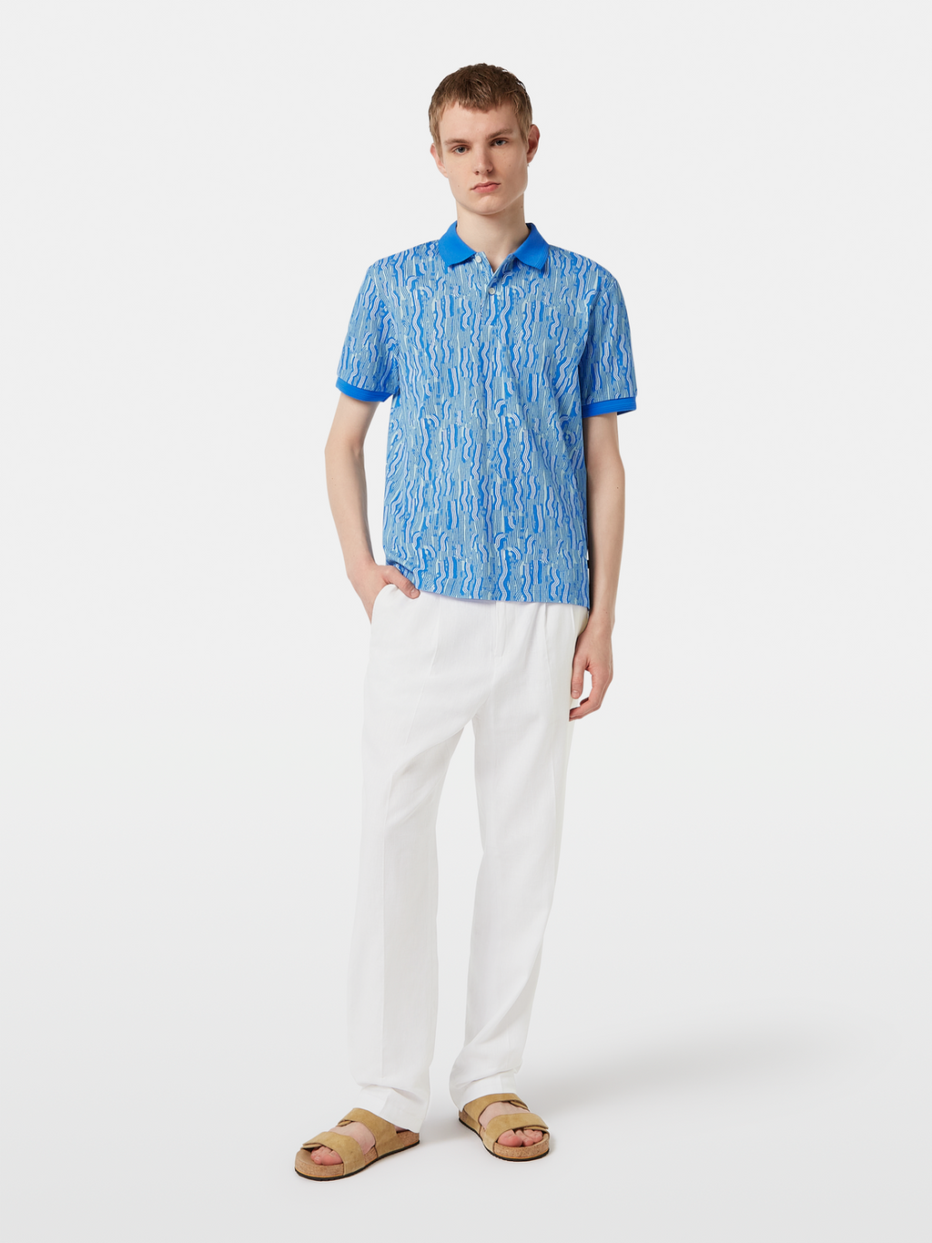 Printed polo