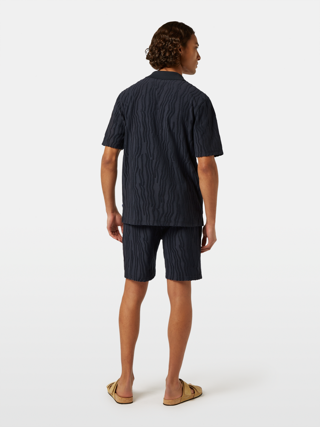 Jacquard Terry Polo