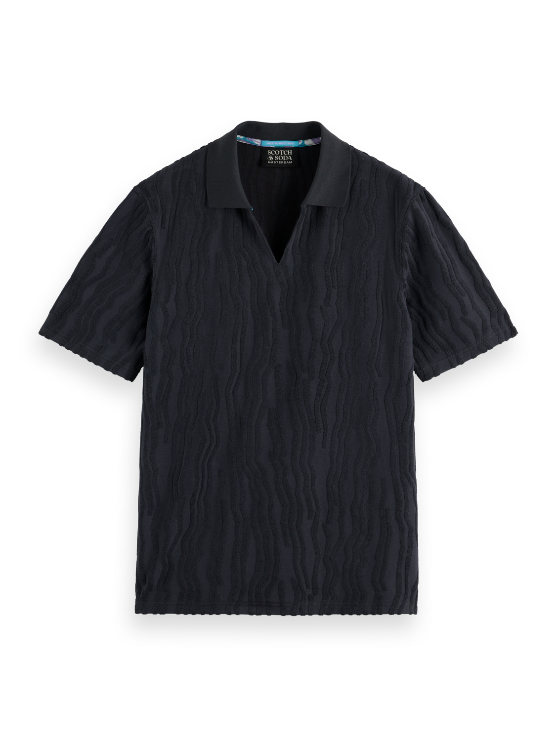 Jacquard Terry Polo